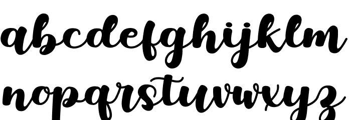 Surprise Spring Font LOWERCASE