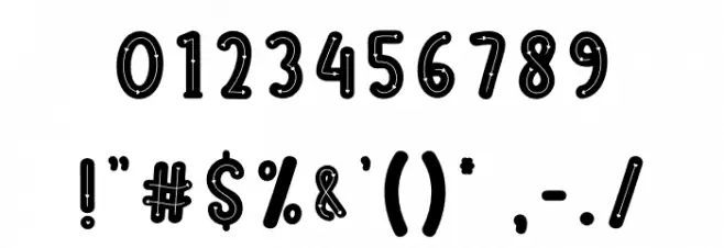 Surprise Font OTHER CHARS