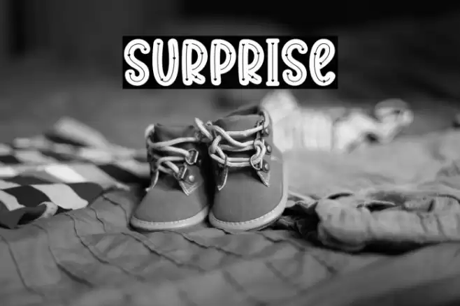 Surprise Font examples