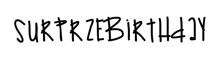 SurprzeBirthday  Fuentes Gratis Descargar
