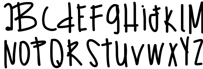 SurprzeBirthday Font LOWERCASE