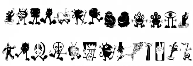 Surrealbats Polices MAJUSCULES