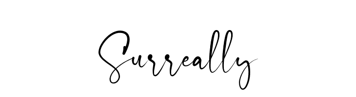 Surreally  Free Fonts Download