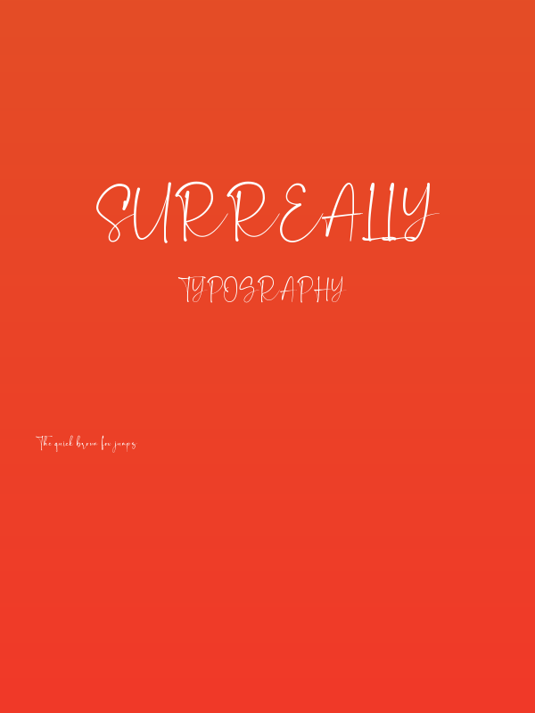 Surreally Poster