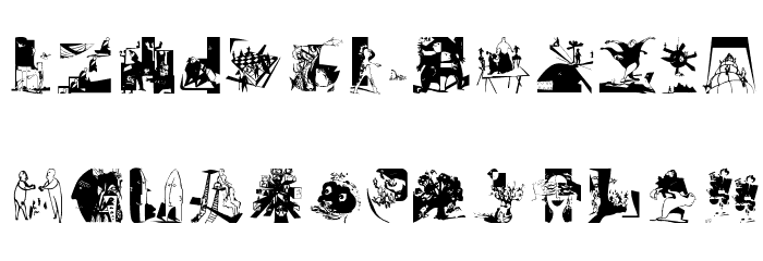 SurrealsmKTwo Font LOWERCASE