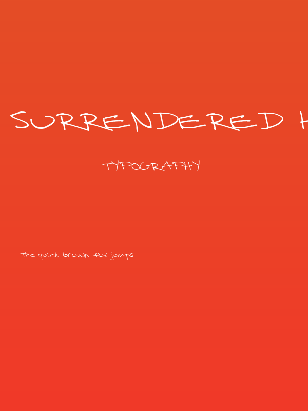 Surrendered Heart Poster