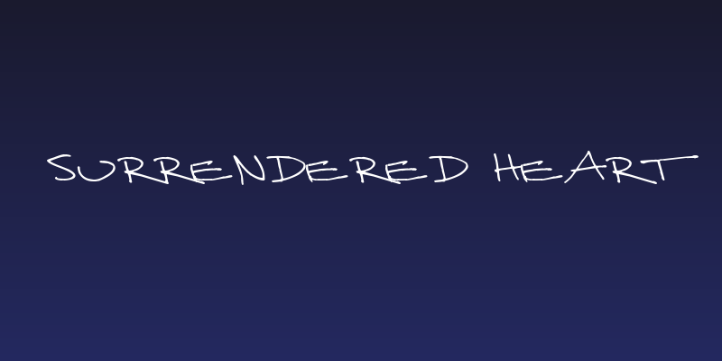 Surrendered Heart Social Header