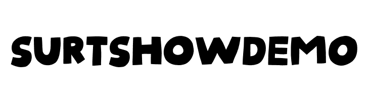 Surt Show DEMO  Frei Schriftart Herunterladen