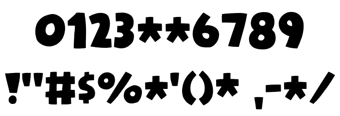 Surt Show DEMO Font OTHER CHARS