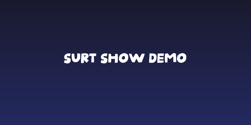 Surt Show DEMO Social Header