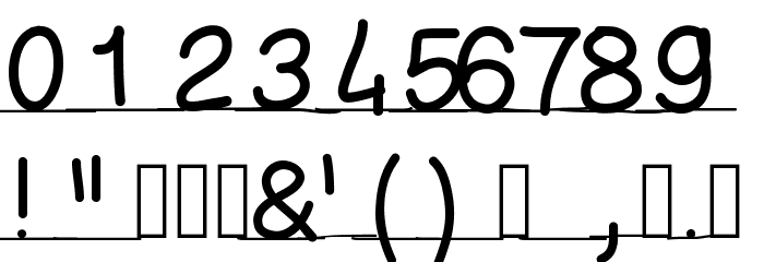 Suruntrait Font OTHER CHARS