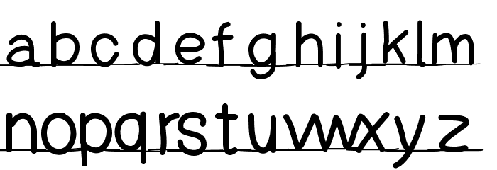 Suruntrait Font LOWERCASE