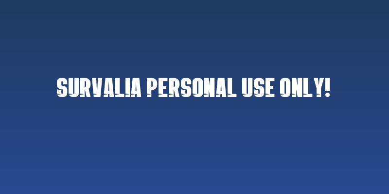 Survalia PERSONAL USE ONLY! Social Header