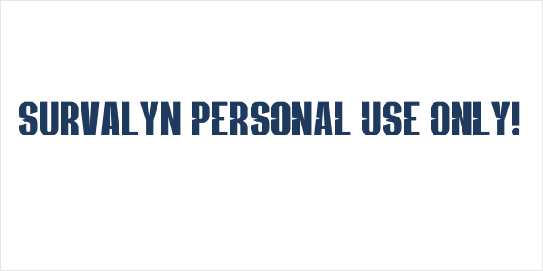 Survalyn PERSONAL USE ONLY! Logo