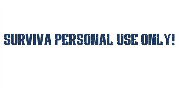 Surviva PERSONAL USE ONLY! Logo