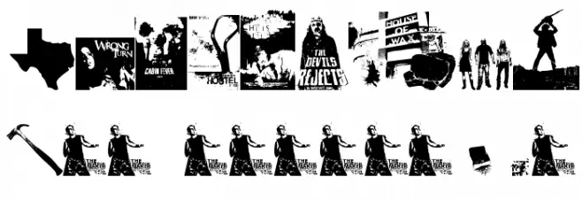 Survival Horror Font OTHER CHARS