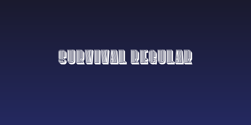 Survival Regular Social Header