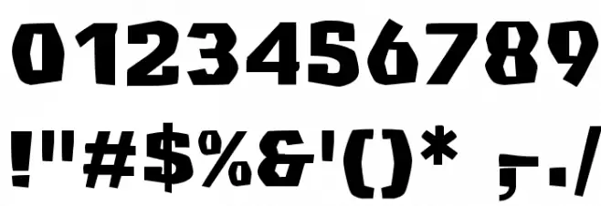 Survivant Font OTHER CHARS