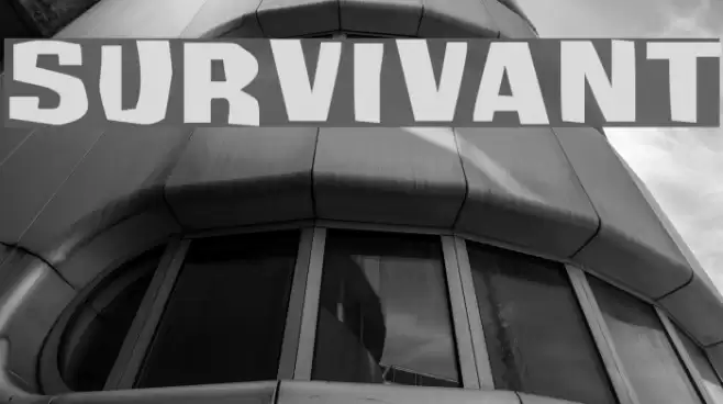 Survivant Font examples