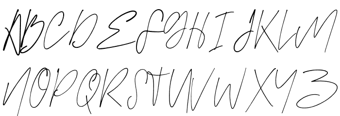 Susanbrooks Schriftart Groß