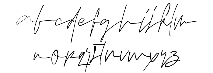 Susanbrooks Font LOWERCASE