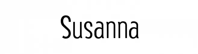 Susanna  Frei Schriftart Herunterladen