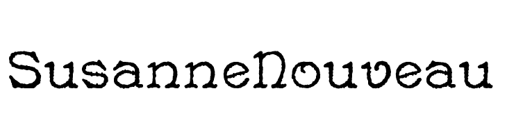 Susanne Nouveau لخطوط تنزيل