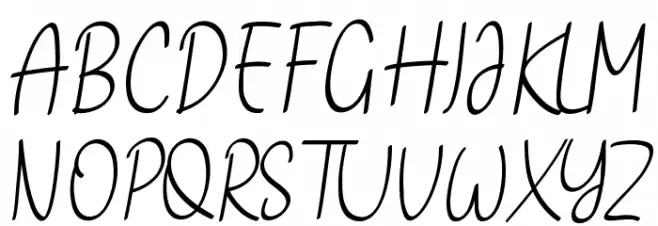 Sushanty Demo Schriftart Groß