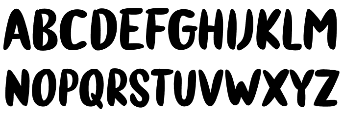 Sushi Delivery Font LOWERCASE