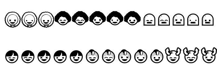 Sushi High Font LOWERCASE