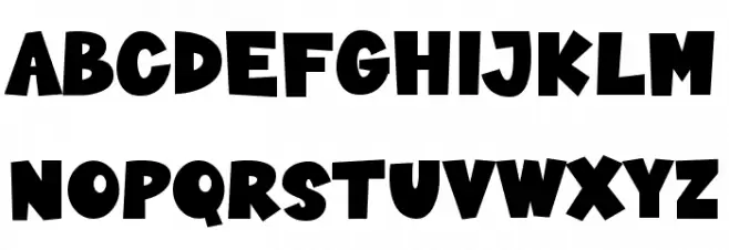 Sushi Moshi Schriftart Groß