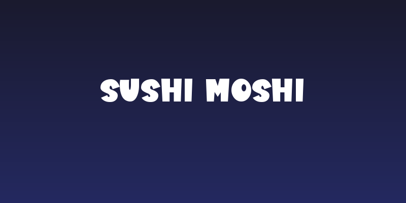 Sushi Moshi Social Header