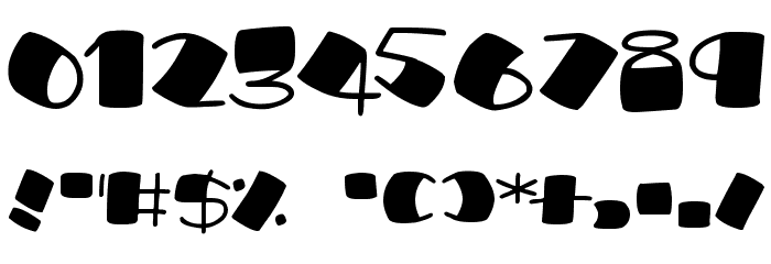 Sushi Roll Font OTHER CHARS