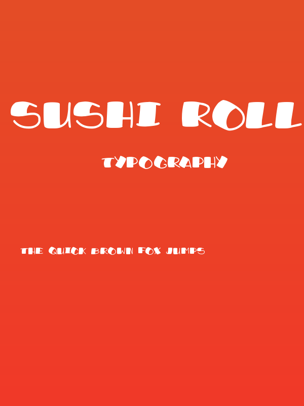 Sushi Roll Poster