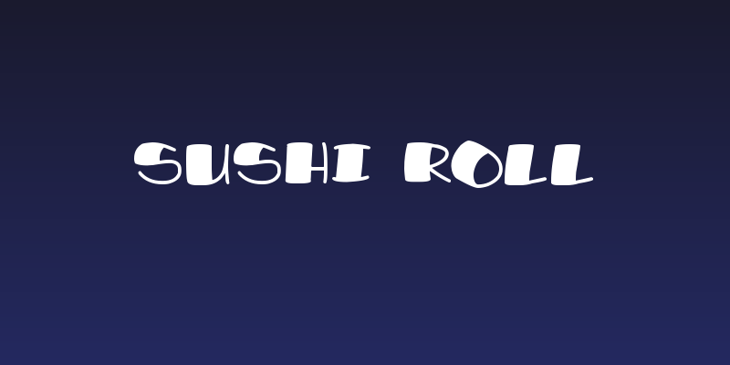 Sushi Roll Social Header
