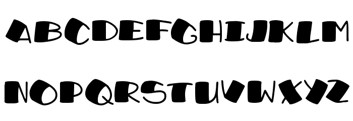 Sushi Roll Font LOWERCASE