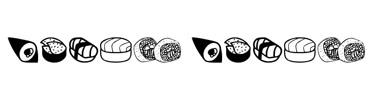 Sushi Sushi  font caratteri gratis