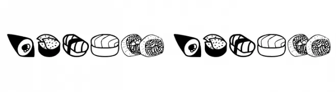 Sushi Sushi  baixar fontes gratis