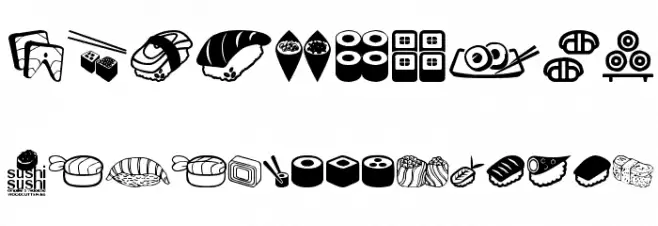 Sushi Sushi Font OTHER CHARS