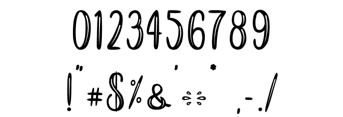 SushiKingPersonalUse Font OTHER CHARS