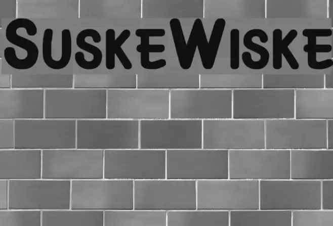 Suske---Wiske Font examples