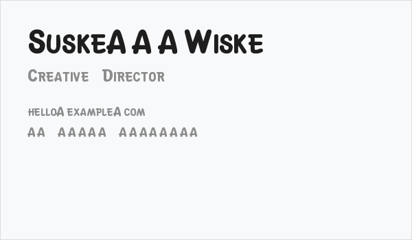 Suske---Wiske Business Card
