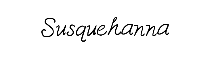 Susquehanna Font