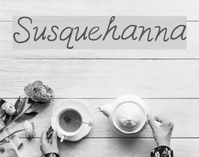 Susquehanna Font examples