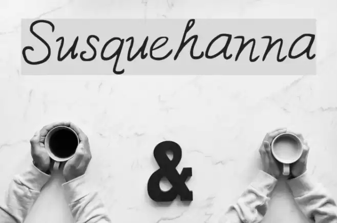 Susquehanna Font examples