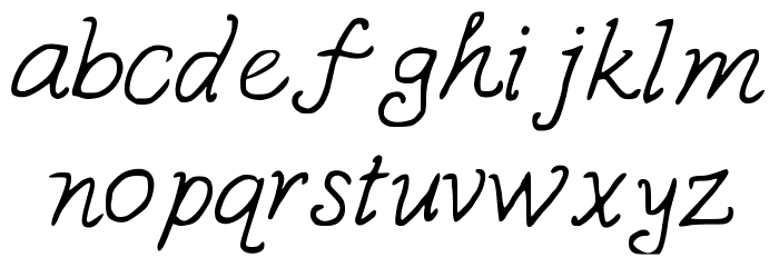 Susquehanna Font LOWERCASE
