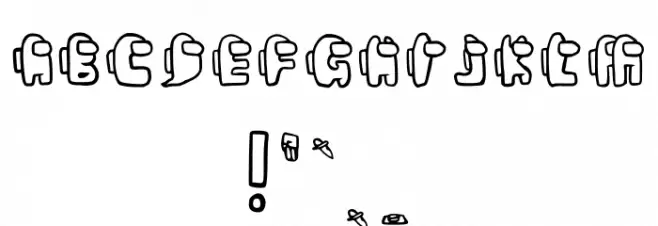 Sussy Baka Regular Font OTHER CHARS