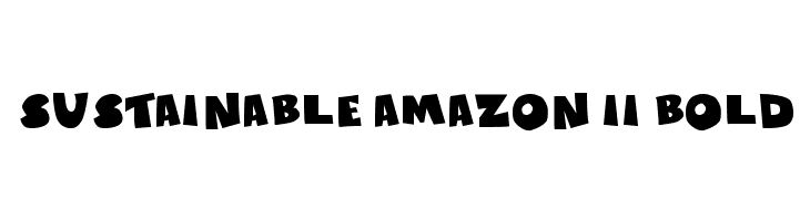 Sustainable Amazon II Bold  les polices de caractères gratuit tlcharger