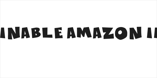 Sustainable Amazon II Bold Logo