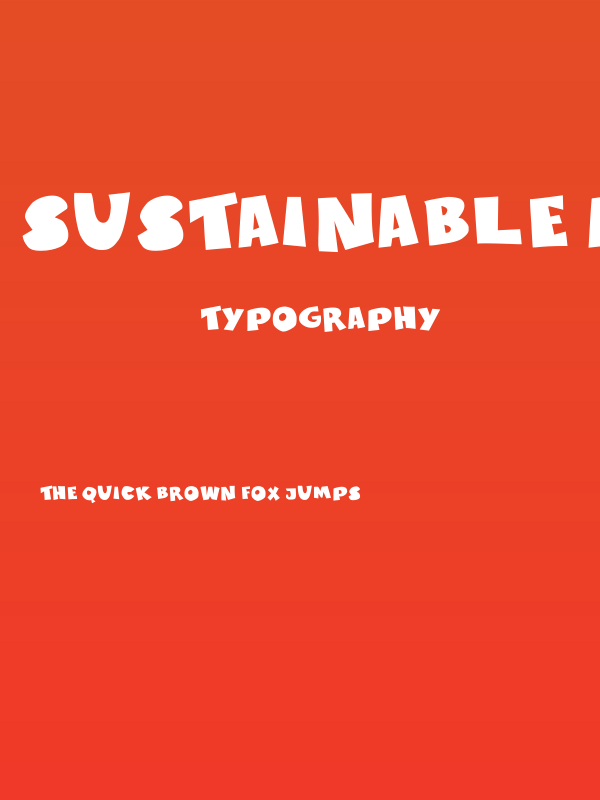 Sustainable Amazon II Bold Poster